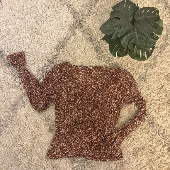 MANGO Floral blouse - Picture 1 of 3